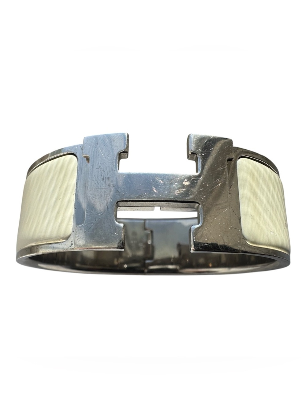 Hermes wide Clic Clac H bracelet